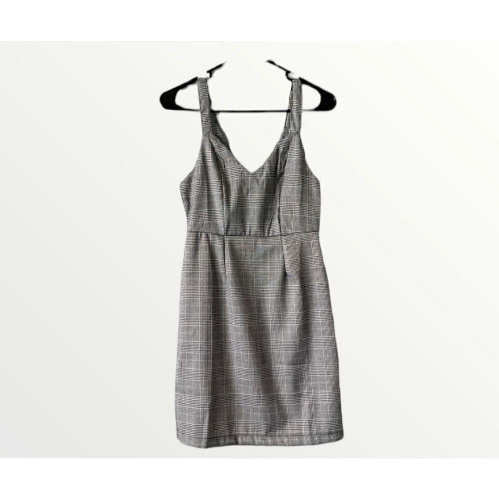Taylor & Sage Nordstrom Checkered Jumper Dress Vintage Size Medium NWOT
